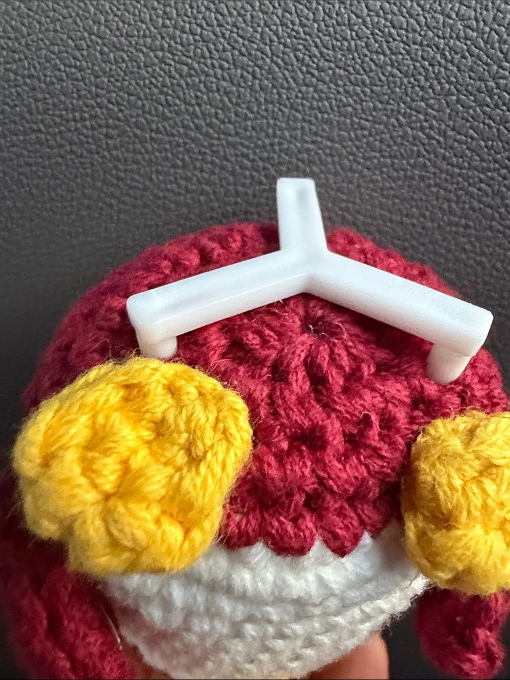 Handmade Crochet Penguin With Stand